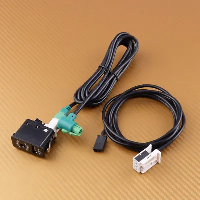 USB AUX IN Switch Socket Cable Adapter Fit For Mini Cooper R50 R52 R53 01-06 New • $22.14