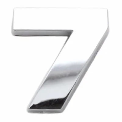 £3.74 • Buy Chrome 3D Self Adhesive Letter Number Car Badge Emblem Sticker For Home & Auto