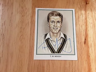 £4.99 • Buy TOM MOODY (Australia) Signed CPS Worcestershire Test Cricketers Trading Card
