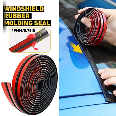 4M/13FT Windshield Rubber Molding Seal Trim Universal For Windscreen Sunroof • $11.39