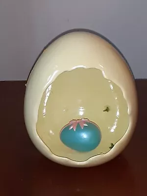 Vintage Ceramic Easter Egg Ornament Shadow Box • $28.63