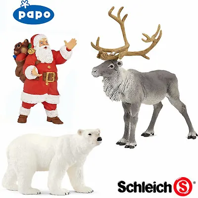 Great Figures For Christmas Cake Decorations Made By SCHLEICH And PAPO • £7.49