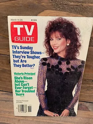 TV Guide 3/14/87 Victoria Principal Bob Berkowitz Of  Today TV In The OzarksVG • $12.60