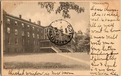 1904. HARDIN COLLEGE. MEXICO MO. POSTCARD S10 • $7.49