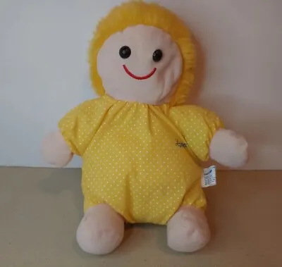 Vintage Trudy Lysol Doll Plush 10  1983 Yellow Stuffed Animal Toy Advertising • $9.95