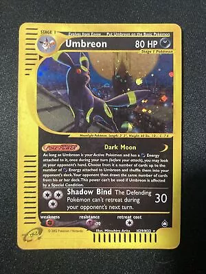 Umbreon H29/H32 Aquapolis 2002 E-series E-reader Holo Rare Pokémon Card TCG • $250