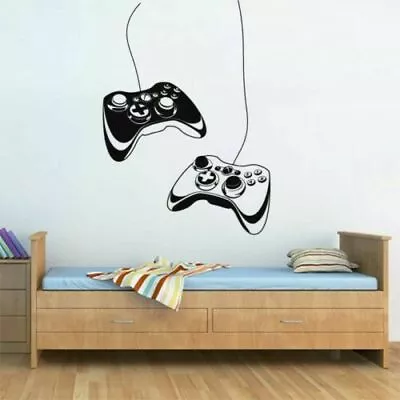 £17.07 • Buy Gamer Gaming Xbox Controllers Hanging Bedroom Wall Art Vinyl Decal Sticker V811