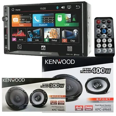 VM700HB Double DIN 7  Car Stereo+ Kenwood 6 X9  & 6.5  Coaxial Car Speakers • $179.99