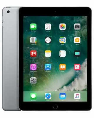 Apple IPad (5th Gen) - A1822 32GB WiFi 9.7  - Space Gray IOS 15- Very Good • $112.49