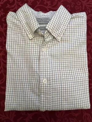 Men's Check Cotton Twill Country Shirt By Tu Size Medium . • £11