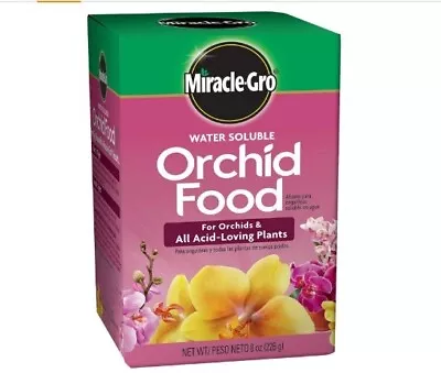 Miracle-Gro Water-Soluble Orchid Plant Food 8 Oz. • $8.55