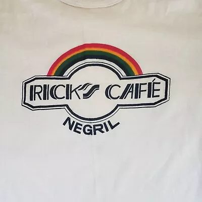 Vintage Rick's Cafe Men's T-Shirt 1970's Negril Jamaica Collectible • $22