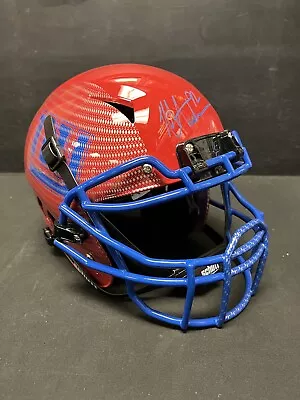 Michael Strahan Giants Signed Full Size Authentic Custom Schutt Helmet • $700