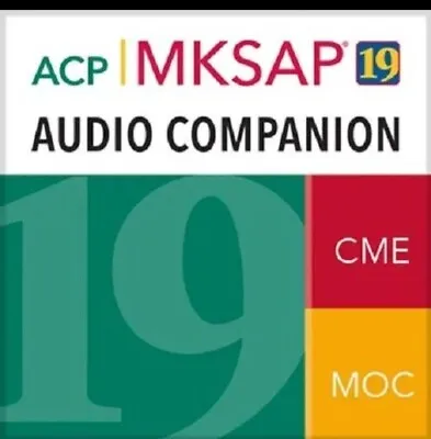 Medical Knowledge Self Assessment 19 Audio Companion (Part A+Part B) + Medstudy • $119