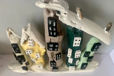 £10 • Buy Driftwood Wonky Houses Hand Made