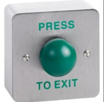 £16.99 • Buy Press To Exit Green Dome Push Button Open Release Switch Access Control System