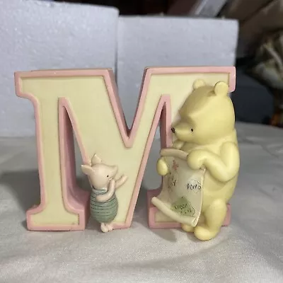 Open Box - Winnie The Pooh Alphabet Letter 'M' Piglet Map Michel Disney Classic • $38.95