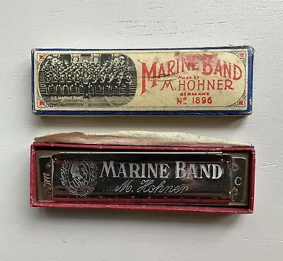 Pre WW2 Hohner Marine Band 1896 Harmonica Key Of C Major Made In Germany • $12.50