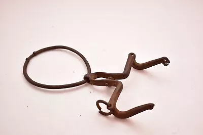 Antique Handmade Forged Mexican Ring Horse Bit With Rein Chains • $112