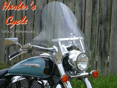 $499.93 • Buy Yamaha V-Star 950 & 1300 Vstar - BIG 20  Windshield W/Chrome Hardware Kit