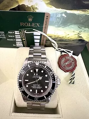 Rolex Submariner No Date 14060M  Rehaut  4 Liner  With Box And Papers 2008 • $9072.50