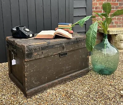 Early 20th Century Marshall Air & Water Tight Chest / Travel Trunk • £95