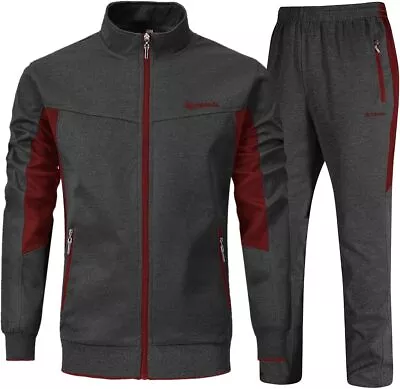 Men's Tracksuits Outfits Set 2 Piece Jogging Suits Warm Up Sweatsuits Track Suit • $108.70