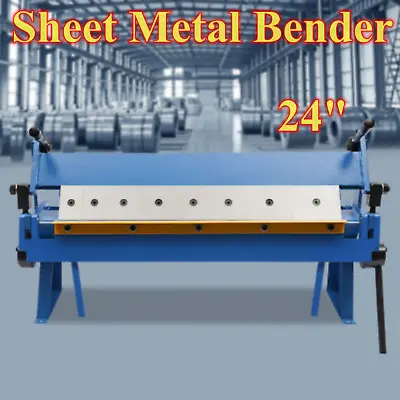 24  Sheet Metal Bender 0-135° Bending Precision Pan W/ Box Metal Hand Brake NEW • $320