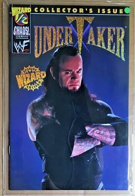 Wizard 1/2 Collector's Issus WWF Under Taker Gold Foil Edition NM • £10