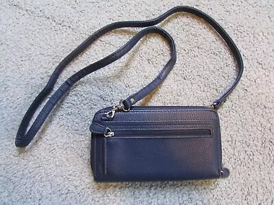 Buxton Blue Envelope Crossbody Purse Bag Detachable Straps Clutch • $14.99