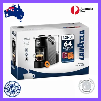 Lavazza A Modo Mio Jolie Coffee Capsule Machine With 64 Coffee Capsules AU • $124.99