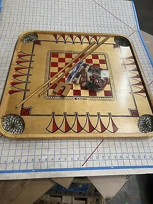 Carrom  106 Vintage Antique Game Table Top Snooker • $102.90