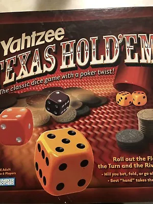 Yahtzee Texas Hold'Em - The Classic Dice Game With A Poker Twist! Make Your Bets • $16