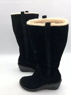 Women's Ugg  Hartley  Black Suede Boots - Size 8 • $10.99