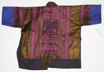 Tribal Exotic Chinese Miao People Old Hand Local Cloth Embroidery Jacket Costume • $138