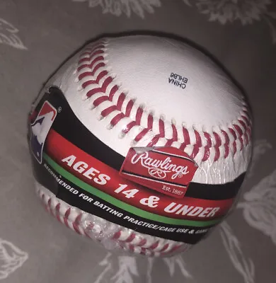 $11.99 • Buy Little League Rawlings Baseball 14 & Under Full Grain Leather Cover Yarn Wound
