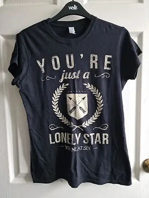 You Me At Six Ladies 'You're Just A Lonely Star' Grey Small T-shirt  • £10