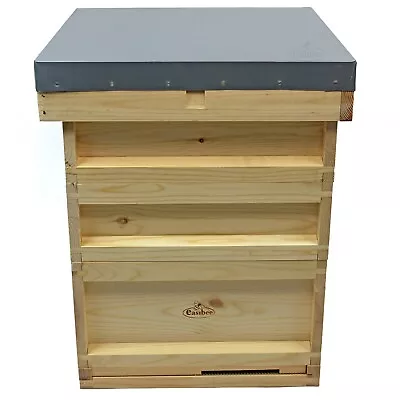 National Bee Hive Bee Keeping Pine 2 Super 1 Brood Beekeeping Beehive Easibee • £119.99