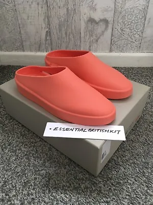 Fear Of God The California Slip On Backless Mule Coral Bnib Uk8 42 • £129.99