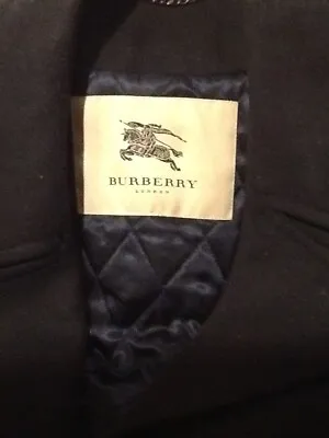 Mens Size Large Burberry Insulated Pea Coat • $300