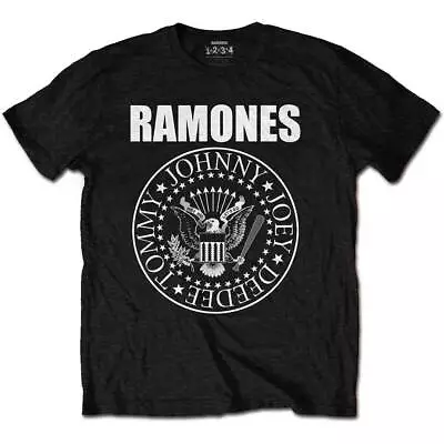 Ramones Presidential Seal Child Kids Black T Shirt Ramones Boys / Girls Tee • £13.95