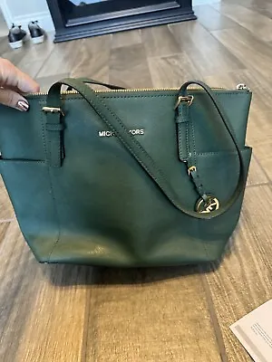 Michael Kors Green Handbag Used • $80
