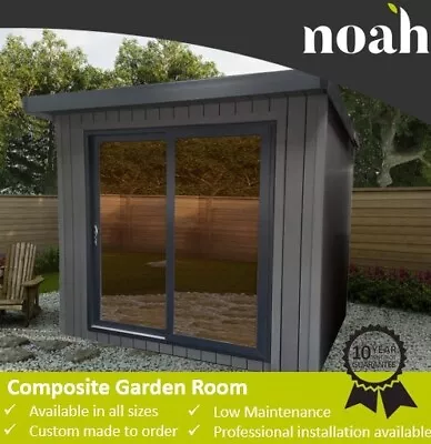 12x8 Composite Garden Room Home Office Home Gym Studio Summerhouse • £8965