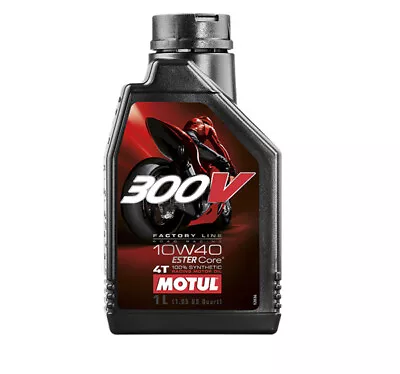 Motul Lubricants 104118 Motul - 300V Fl Road Racing 10W40 1 Liter • $27.31