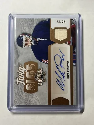 2022 Leaf Lumber Mike Richter Twig Sigs Auto #/35 • $22.99