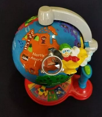 VTech Fly & Learn Globe Educational Interactive Learning Toy Airplane WORKS! • $12.99