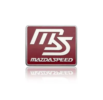 Mazdaspeed Red Aluminium Badge Emblem Sticker For Mazda 2 3 6 RX7 MX5 CX5 CX3 • $12