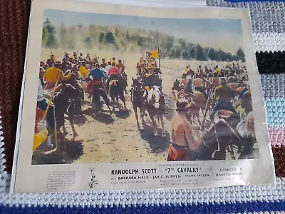 7th Cavalry 1956 Original Move Poster Columbia Pictures Randolph Scott Box 145 • £9.99