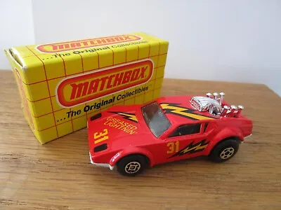 Matchbox MB08 No. 8 Greased Lightnin De Tomaso Pantera Red #31 New With Box • $9.95