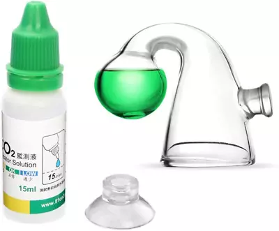 Aquatic CO2 Glass Drop Checker PH Momitor For Aquarium Plant Fish Tank Test CO2  • $20.72